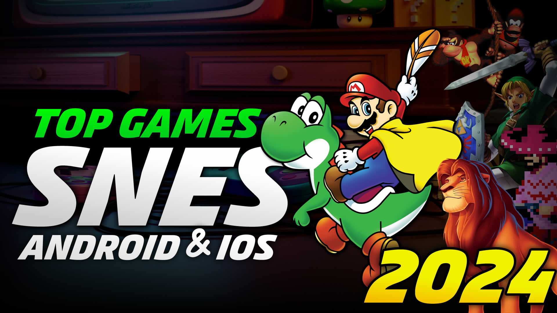 Os 10 melhores jogos SUPER NINTENTO SNES para Android e IOS em 2024